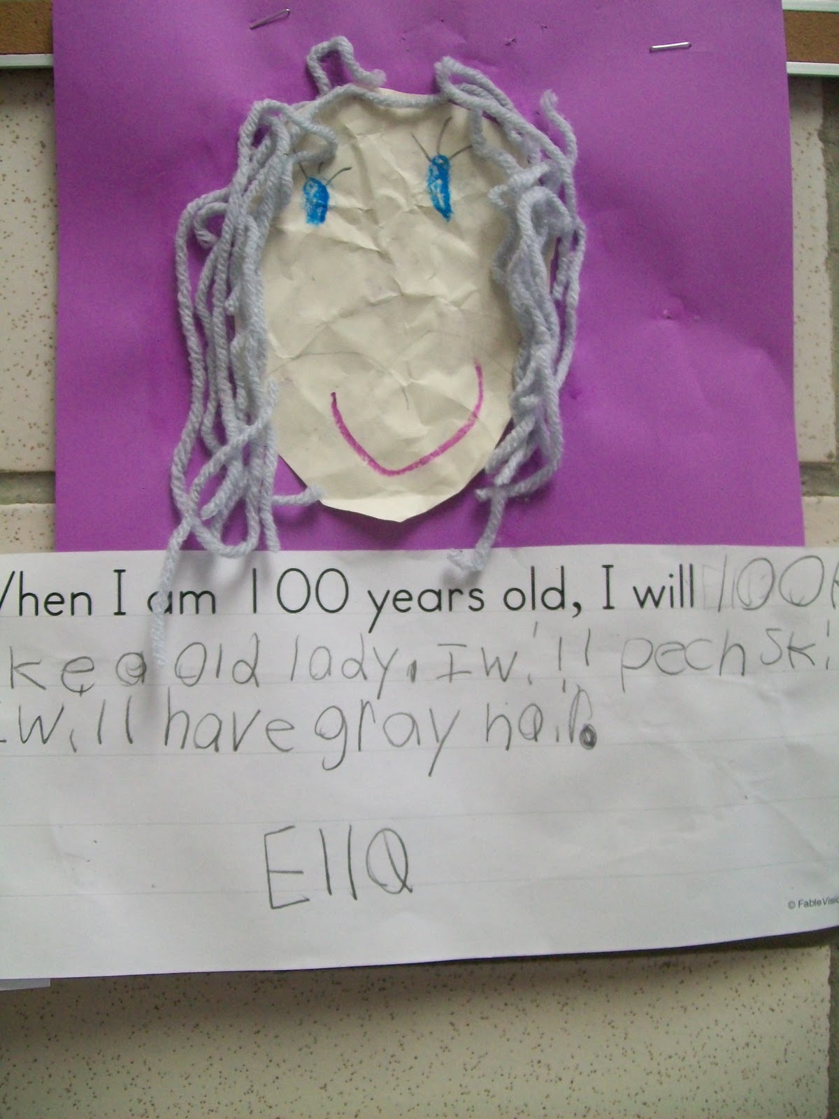 I Am The Years You Are The Stars First Grade Rock Stars: When I am 100 years old....