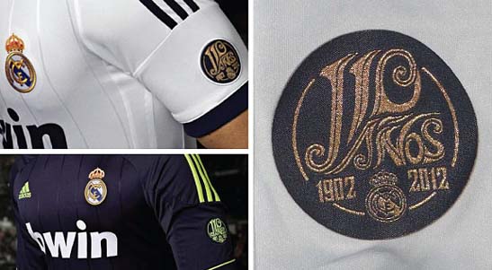 real madrid 110 anniversary jersey