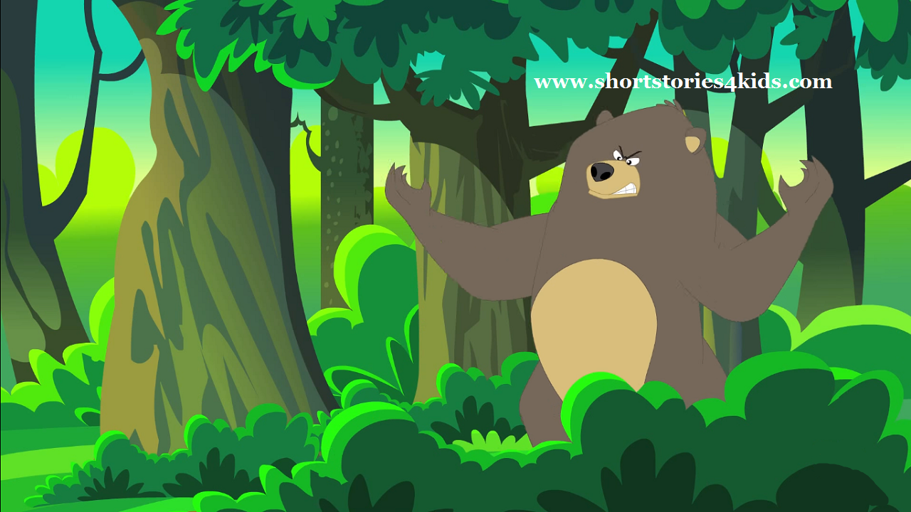 The Bear and The Two Friends - English Short Story for Kids