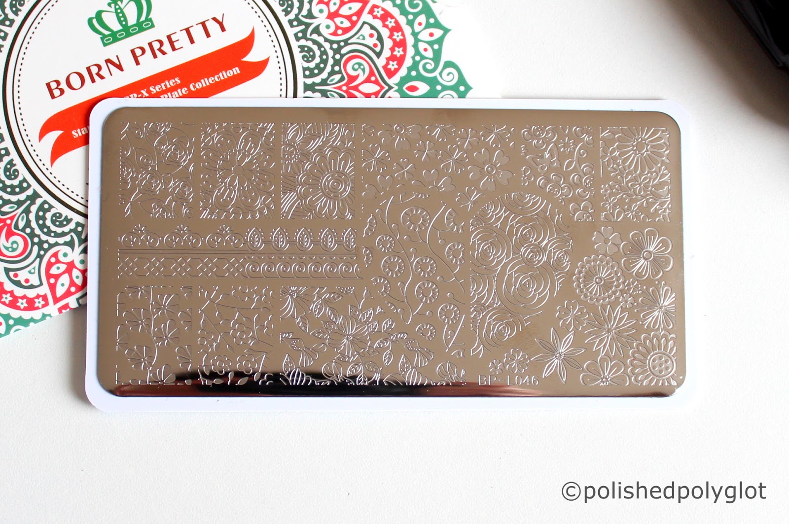 Nail art │ Born Pretty Store stamping plates BPL046, BPL048 & Harunouta