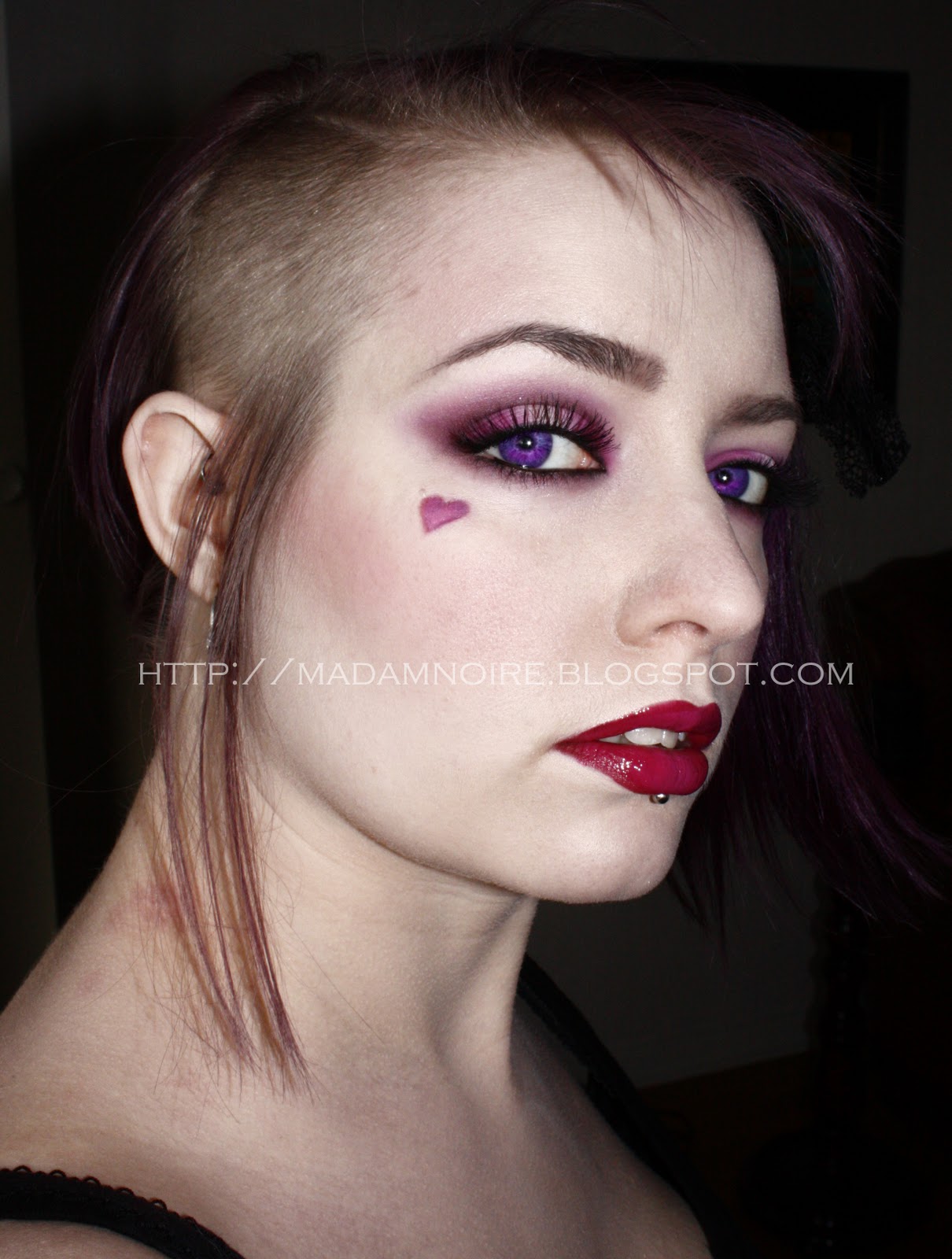Madam Noire Makeup Studio: Monster High makeup series: Draculaura