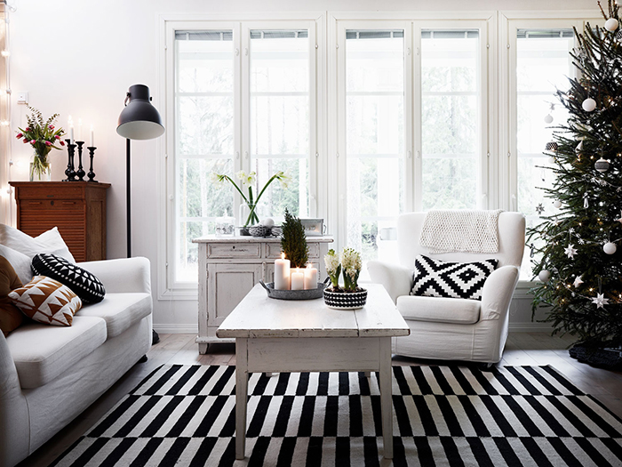 fichajes deco para una navidad black and white