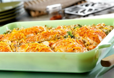 Chicken, Vegetable and Rice Bake Recipe
