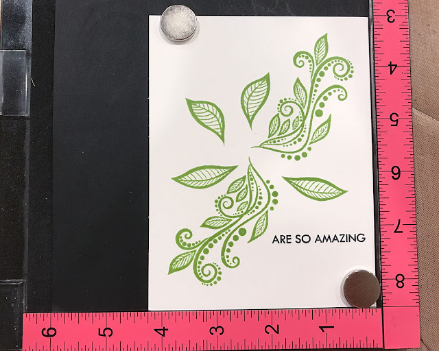 Card design and layering stamp images with the MISTI Tutorial by Juliana Michaels