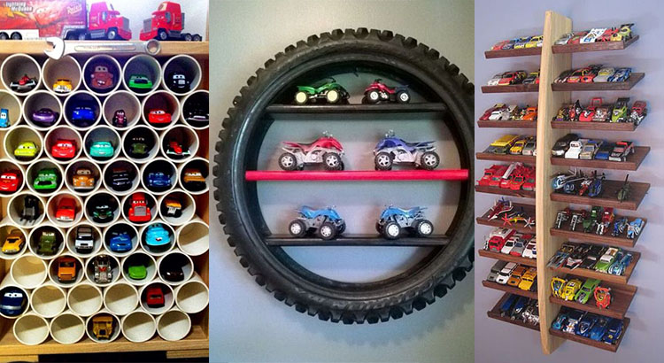 3 tipos de organizadores para os brinquedos dos meninos. organizador de brinquedos diy