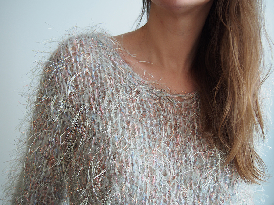 Yes, I Made A Sweater Out of Novelty Yarn!