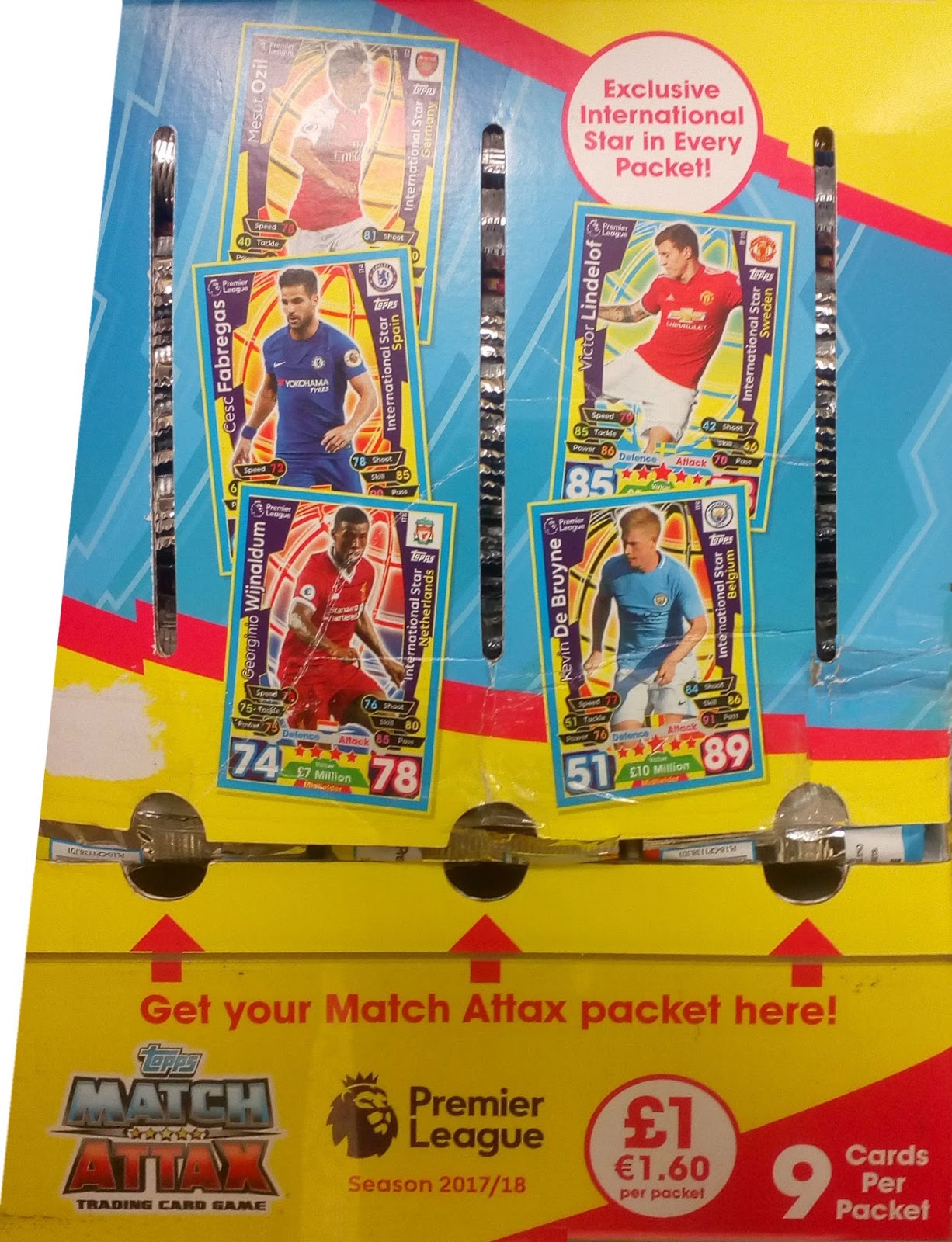 Football Cartophilic Info Exchange Topps Match Attax 2017/2018 (107