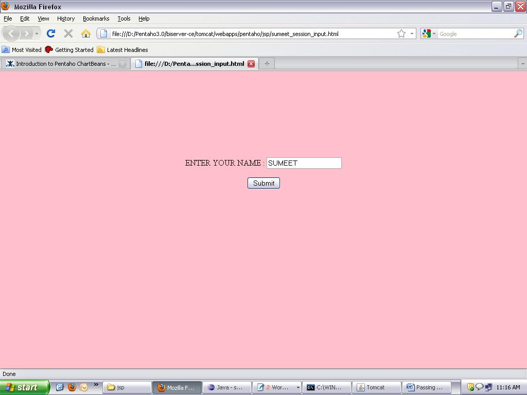 Pentaho An Open Source Business Intelligence Pentaho Passing