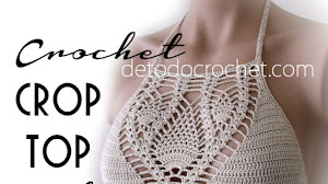 Crop Top Crochet ~ Patrones e instrucciones