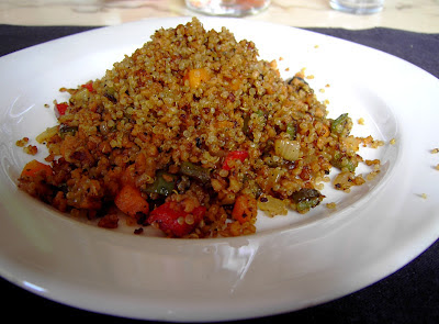 quinoa con soja