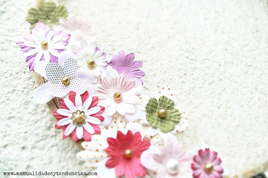 Flores para decorar un atrapasueños boho chic