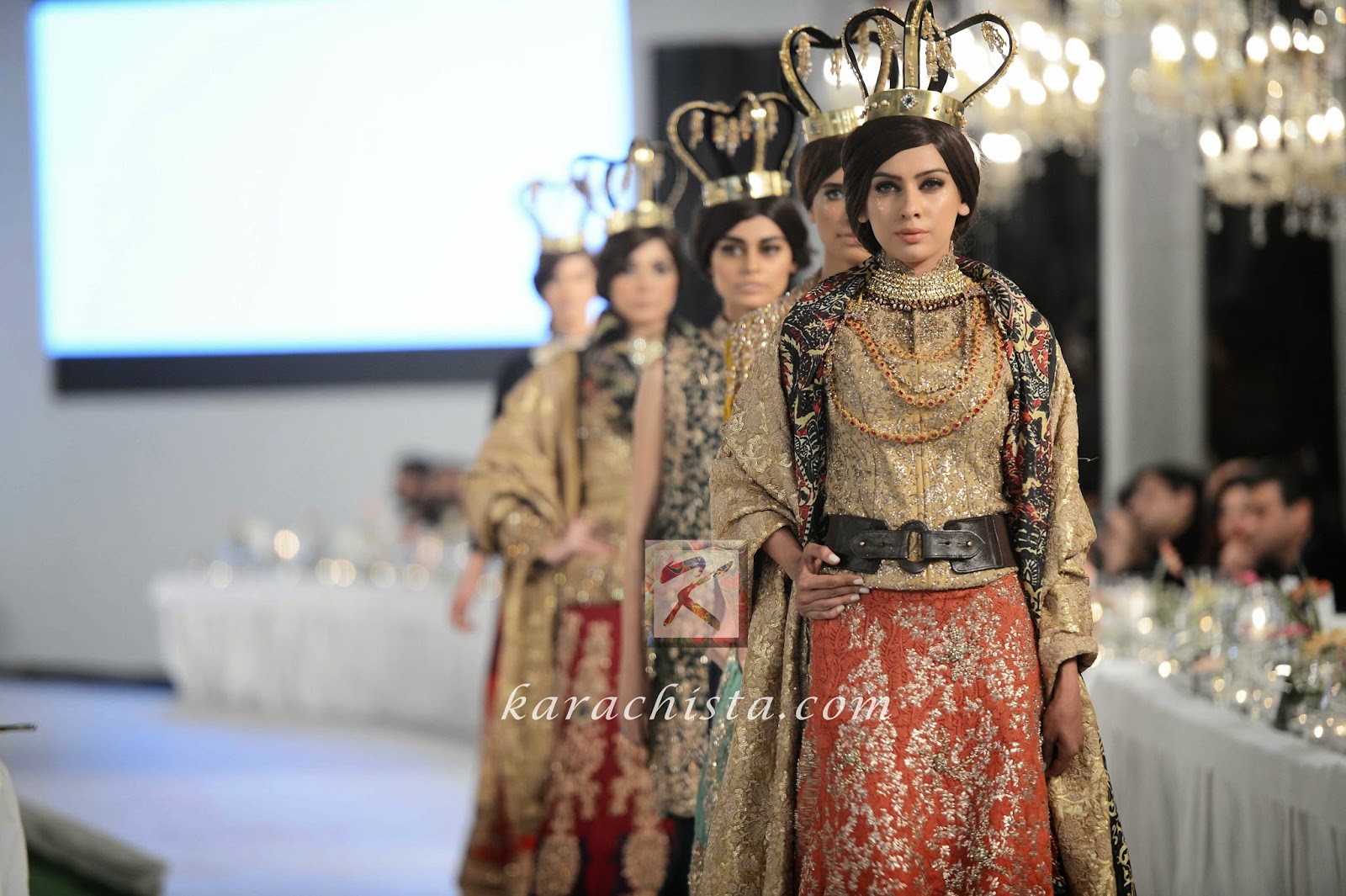 HSY PFDC Swarovski Couture HSY Swarovski crystals ensemble