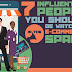 Top 7 Ecommerce Influencers to Follow for Your Business Success - Infographic