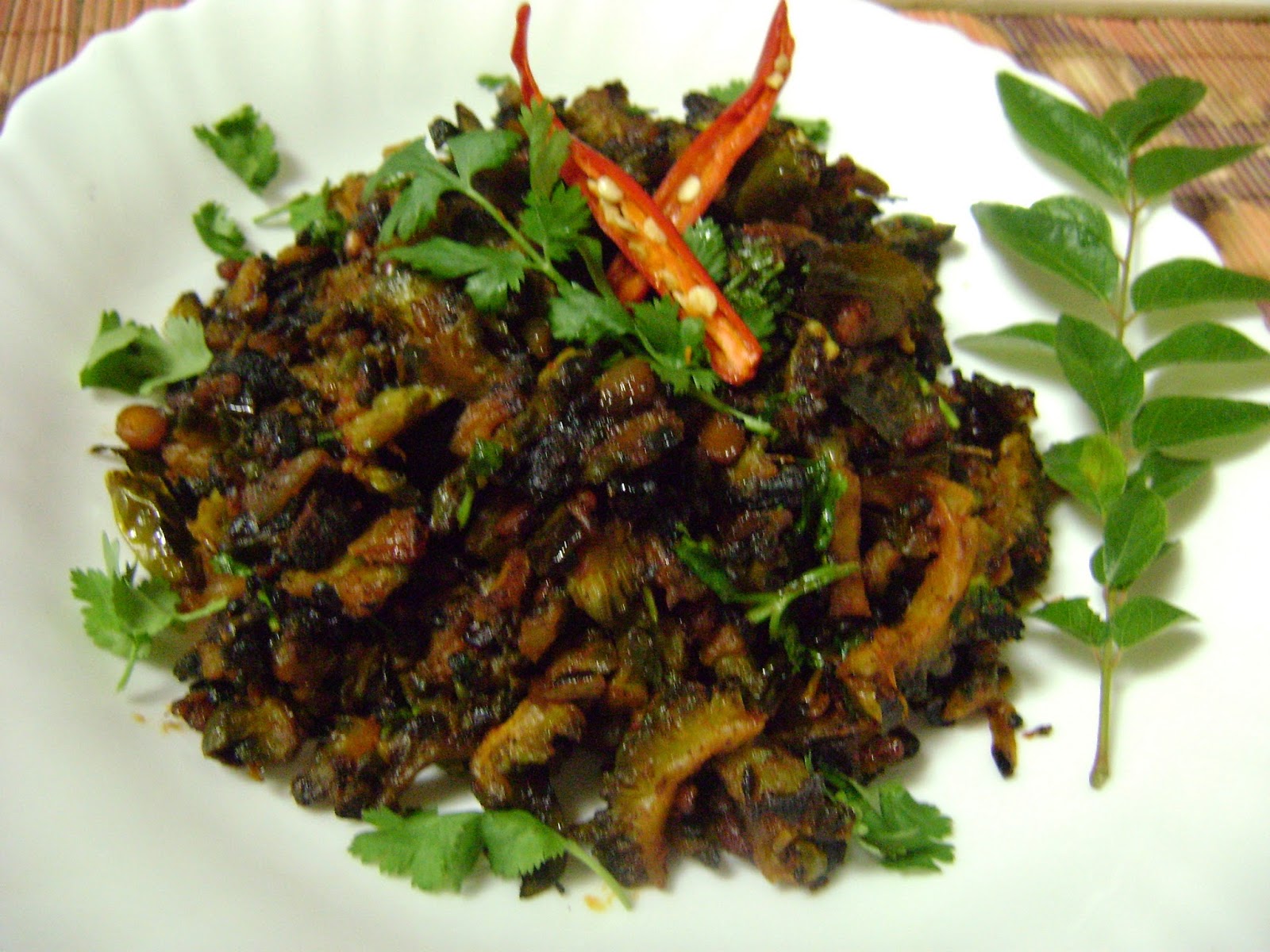 Bethica's Kitchen Flavours Kakarakaya Vepudu (Karela / Bitter Melon