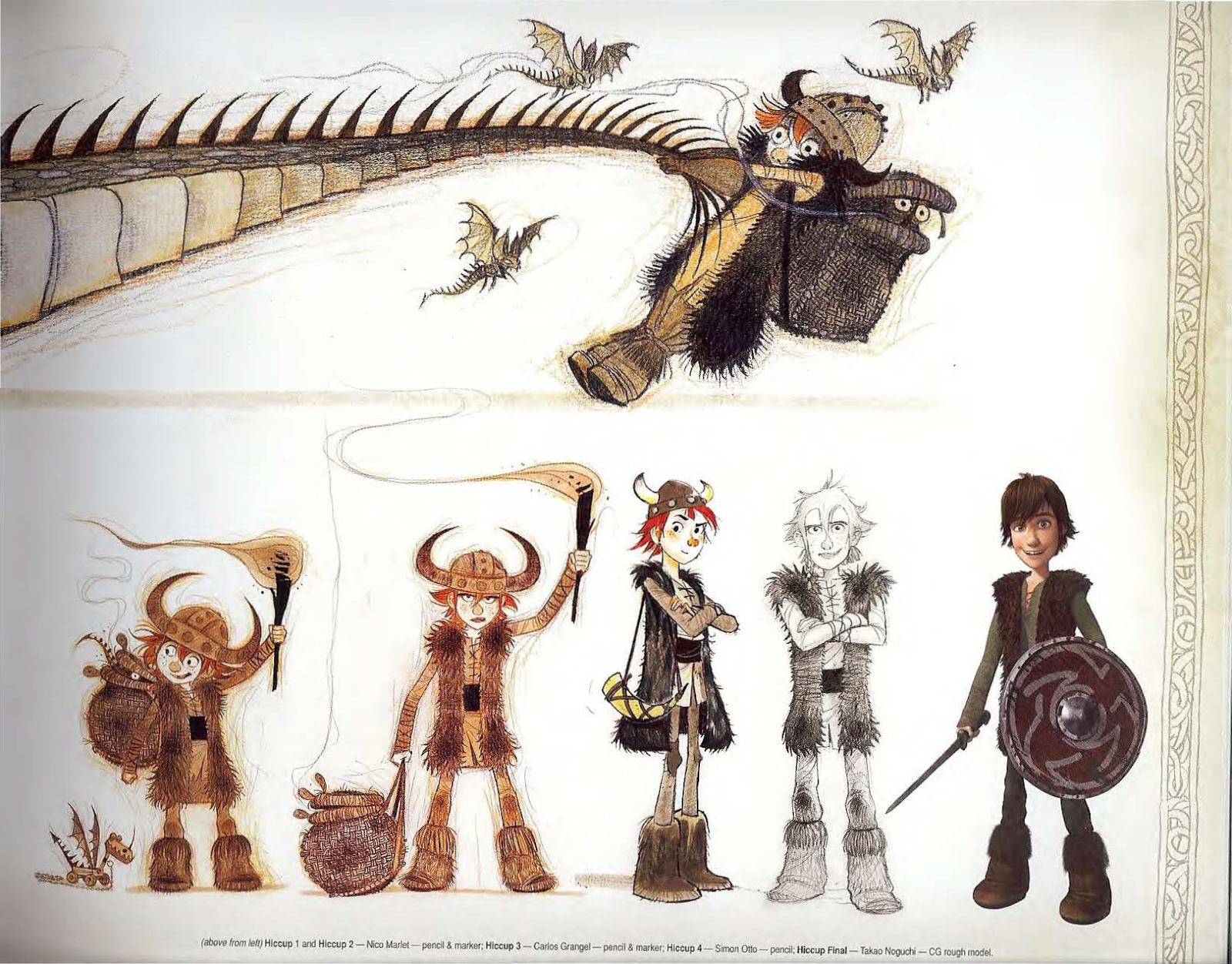 Artbook for the first part of "How to Train Your Dragon"! 
