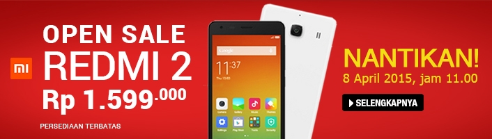 Beli Xiaomi Redmi 2 4G versi Indonesia Bisa Dapat Mi Pad Gratis!
