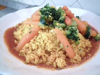 couscous alla curcuma e verdure