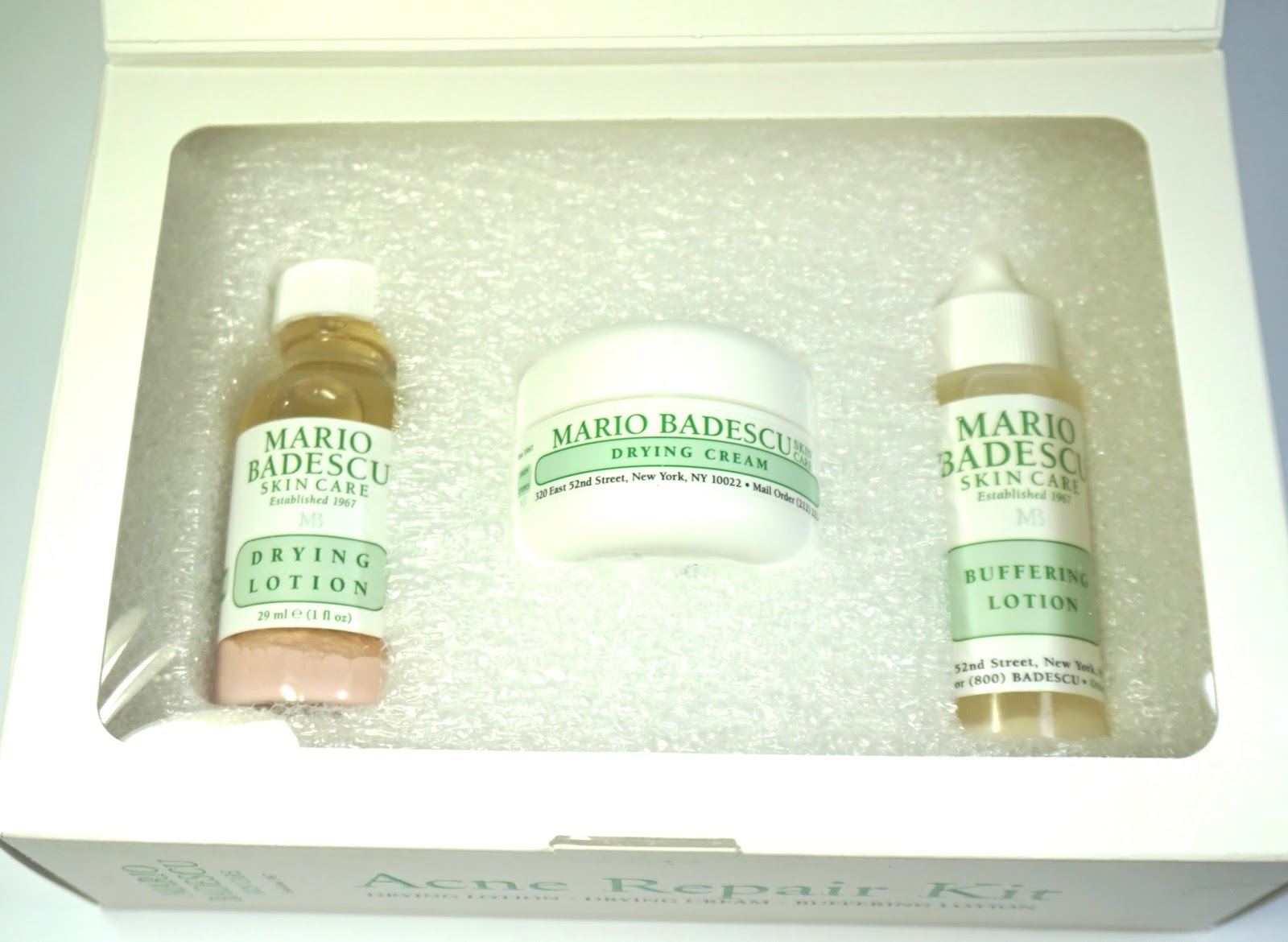 Mario Badescu Acne Repair Kit + Enzyme Cleansing Gel Review