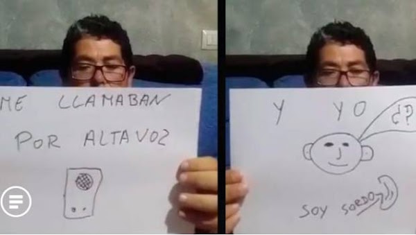 Llaman por altavoz a persona con discapacidad auditiva; esperó 7 horas (VIDEO) Llaman por altavoz a persona con discapacidad auditiva; esperó 7 horas (VIDEO)