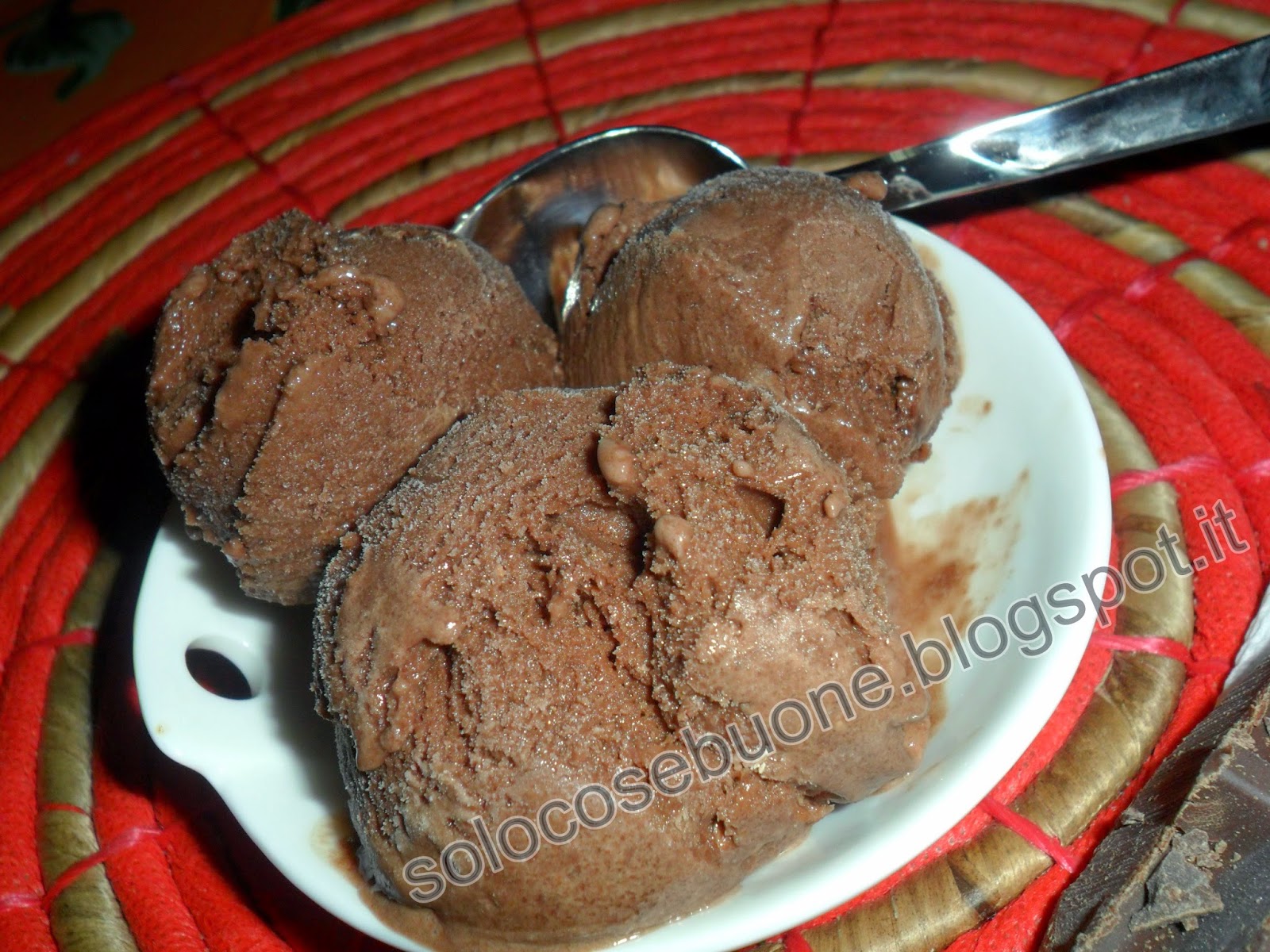 gelato al cioccolato bimby
