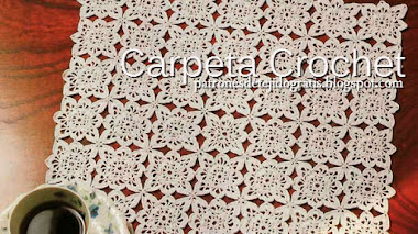 Carpeta Ganchillo Rectangular de Motivos / Esquema DIY