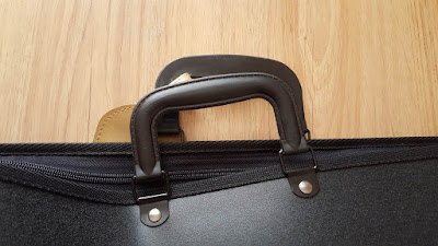 How to: comfortable handle pads for briefcase or travel bag 