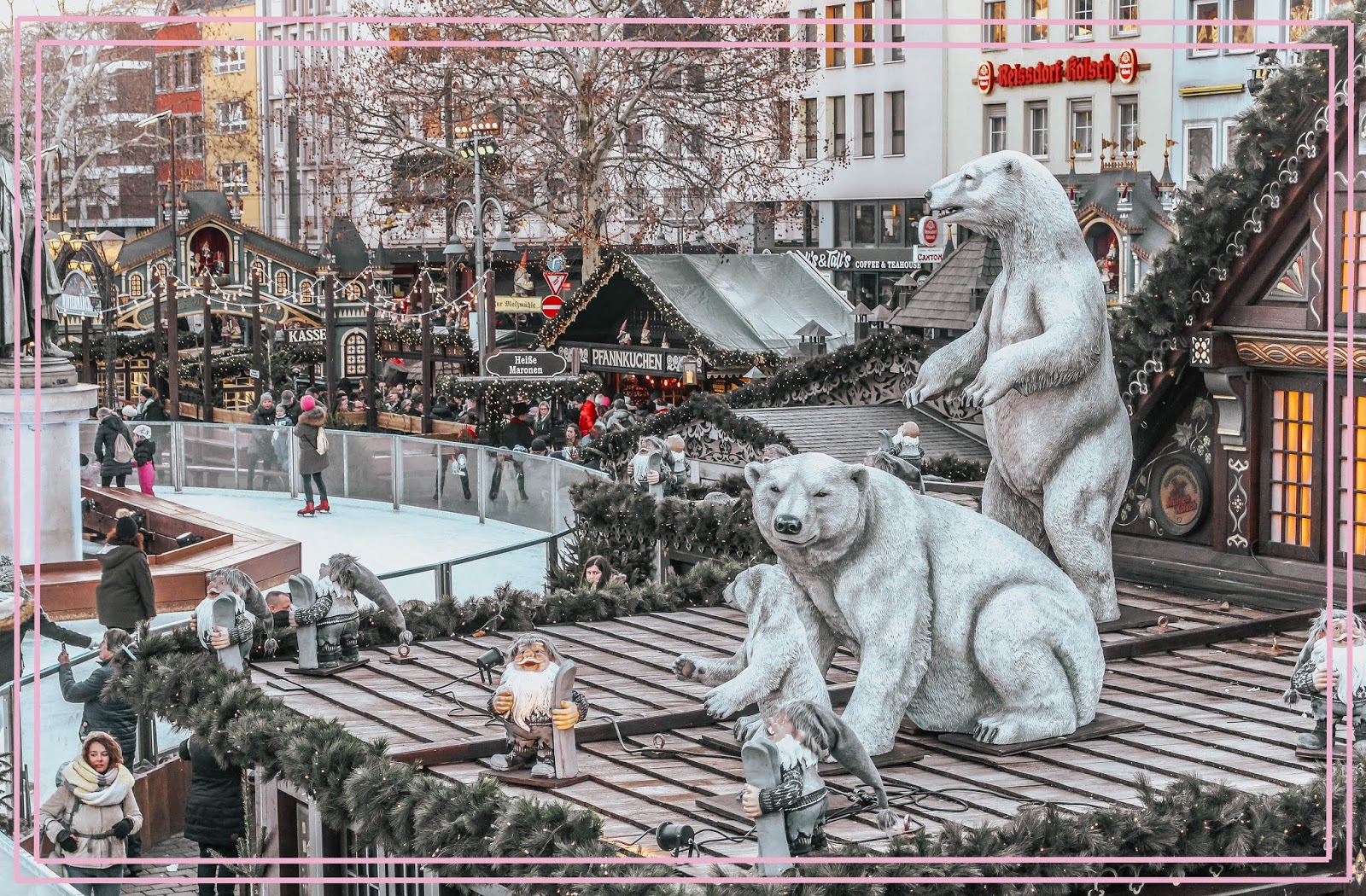Cologne Christmas Market Ice Rink Ice Rink Heimat der Heinzel Cologne Christmas Market