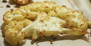 Healthy & Simple!  Oven Roasted Cauliflower - Recipe by Lavende&Lemonade