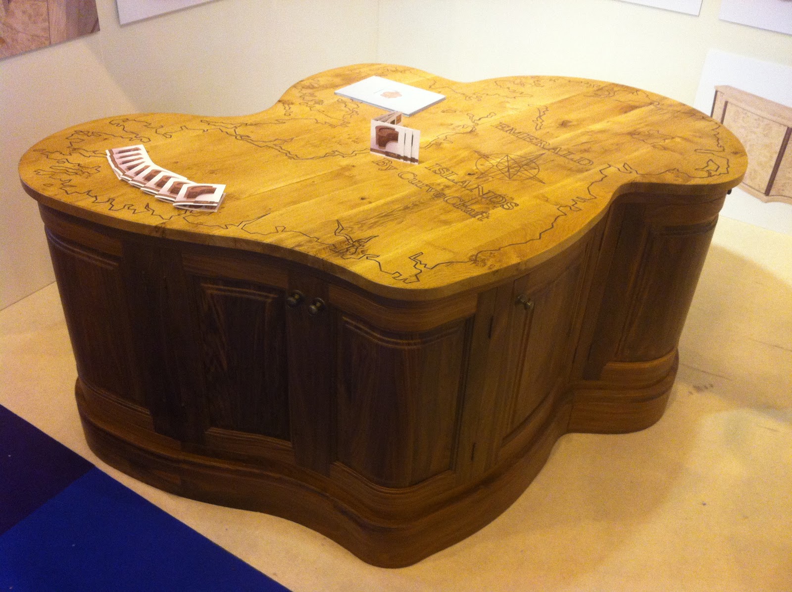 Emerald Islands Blog, Bespoke Furniture, Kitchen Islands, Curved Door