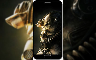 Casque Fallout 76 - Fond d'Écran en QHD pour Mobile