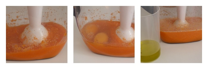 bizcocho de zanahoria en microondas- elaboración de la receta