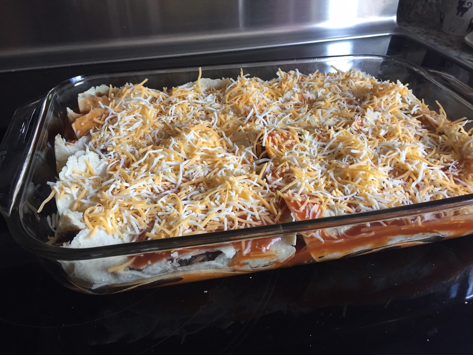 Kitchen Dreamin' Black Bean Enchiladas