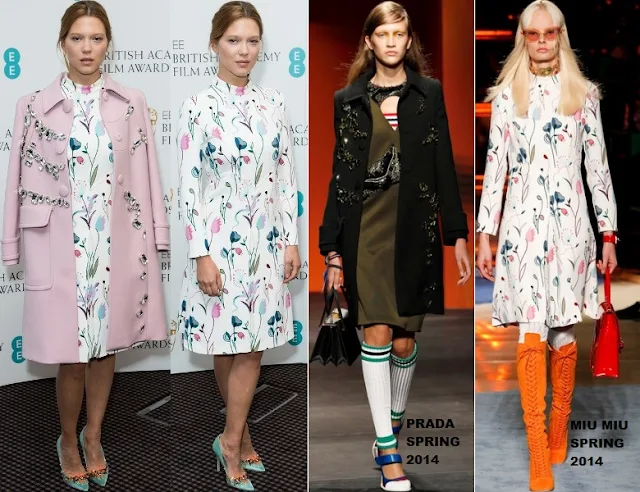 Lea Seydoux in Prada & Miu Miu – EE Rising Star Award Nominations Photocall