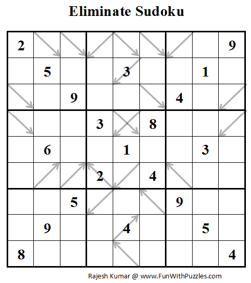 Eliminate Sudoku (Daily Sudoku League #86)