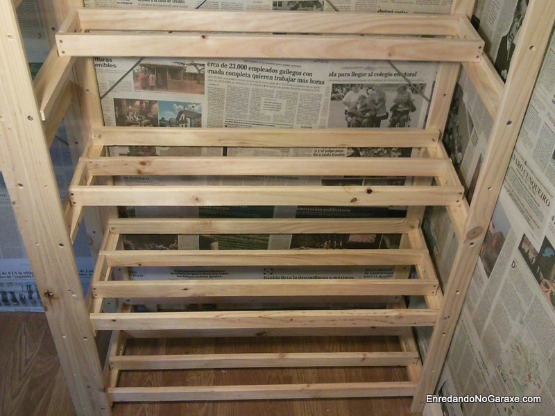 Almacén para madera, Lumber rack. Enredandonogaraxe.com