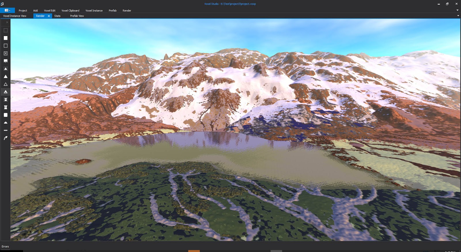 Procedural World Introducing Pollock