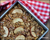 Easy Baked Oatmeal with Apples & Walnuts
