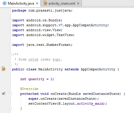 Mainactivity java. Mainactivity java