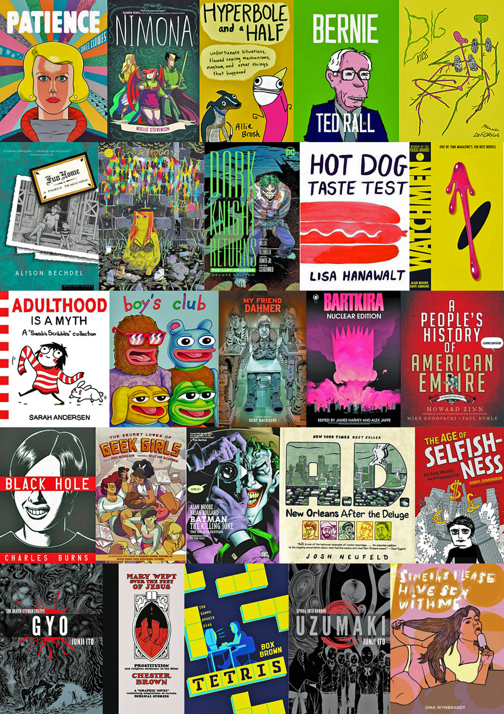 Atomic Books 2016 Best Sellers Graphic Novels (Stand Alone)