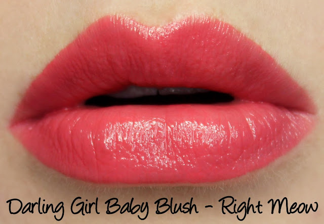 Darling Girl Baby Blush - Right Meow Swatches & Review