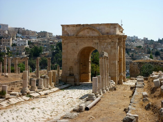 jerash, giordania, rovine romane