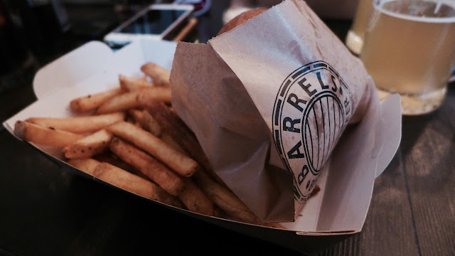 Photo of Burger and Fries from Barrels in Stockholm