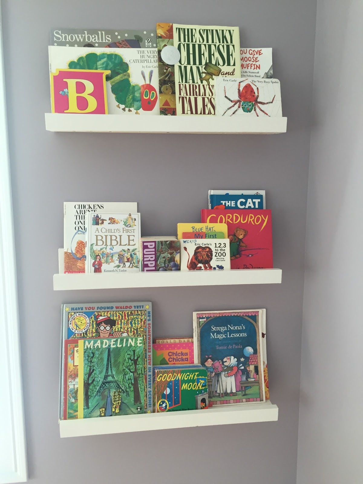 Drew Danielle Design Nursery Book Shelves