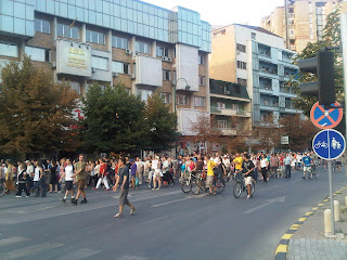 Аман! Протест во Скопје - улица