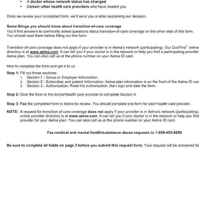 Aetna Aetna Us Healthcare Phone Number