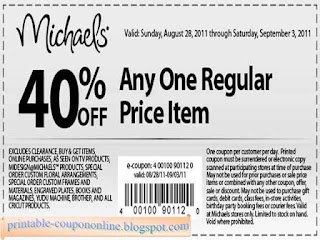 Free Printable Michaels Coupons Free Printable Michaels Coupons