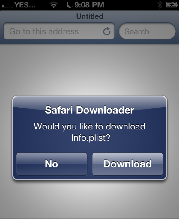 Jailbreaker 2.0: Safari Downloader --> Descarga archivos desde Safari