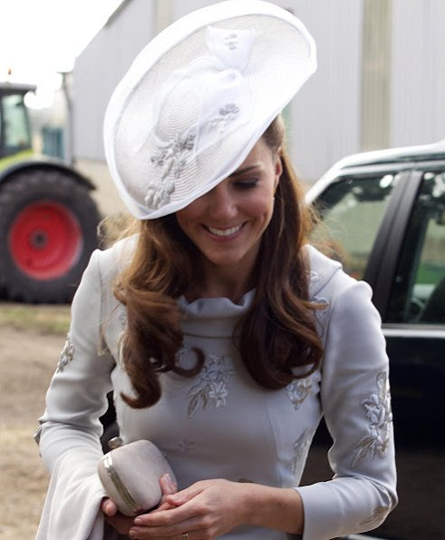Duchess Catherine wore Erdem dress. Kate Middleton wore wore Erdem dress for wedding of Thierry Kelaart