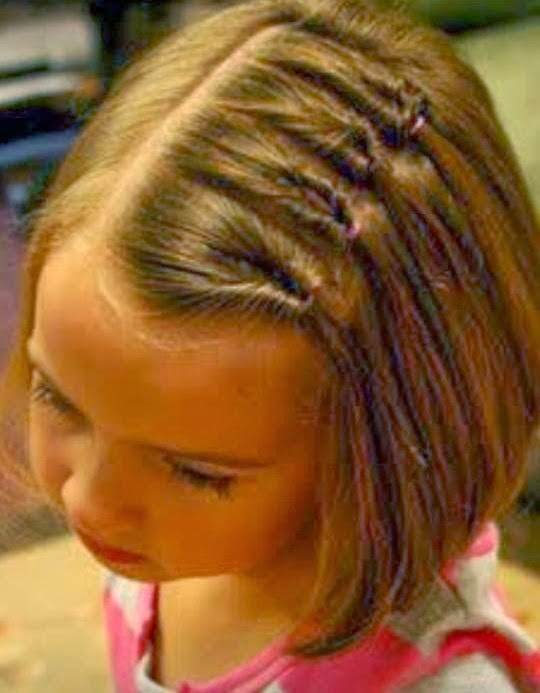 Little girl hair style Cheyennes came out adorable}