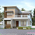 1780 sq-ft 3 bedroom flat roof house plan